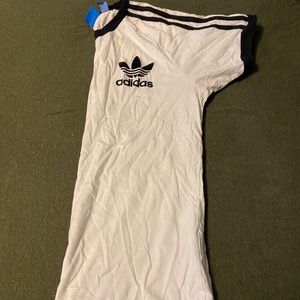 Don’t wear anymore black and white size small adidas shirt